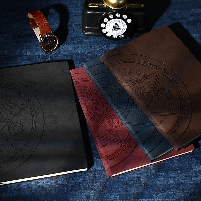 soft cover notebook with hot stamping A5 pu notebook with  removable inner page and card slot