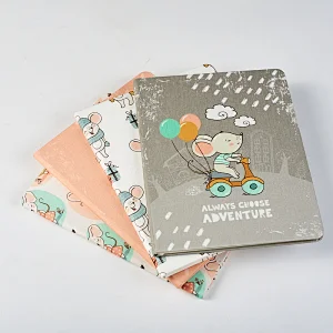 B5 binding cloth notebook with UV printing for school