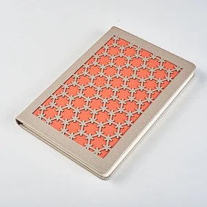 A5 hardcover notebook  with  hollow out design
