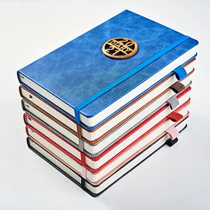 A5 pu notebook with decoration