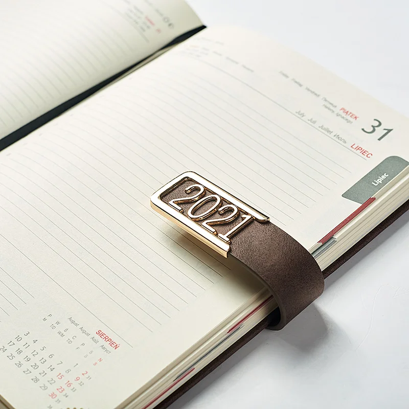 A5 Diary with belt closure