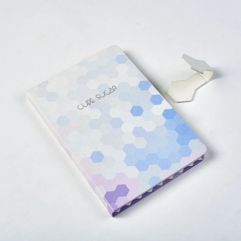 A5 pu notebook with UV printing and removilble closure
