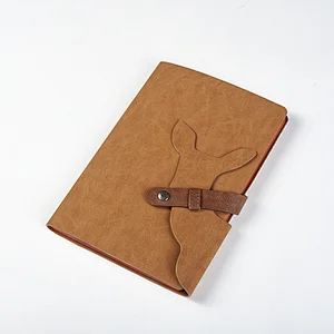 A5 shaped belt closure notebook