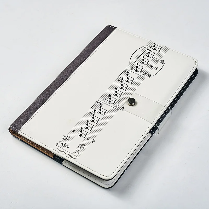 A5pu notebook with printing and PVC magnetic closure