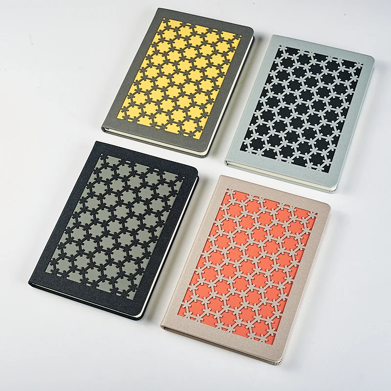 A5 hardcover notebook  with  hollow out design