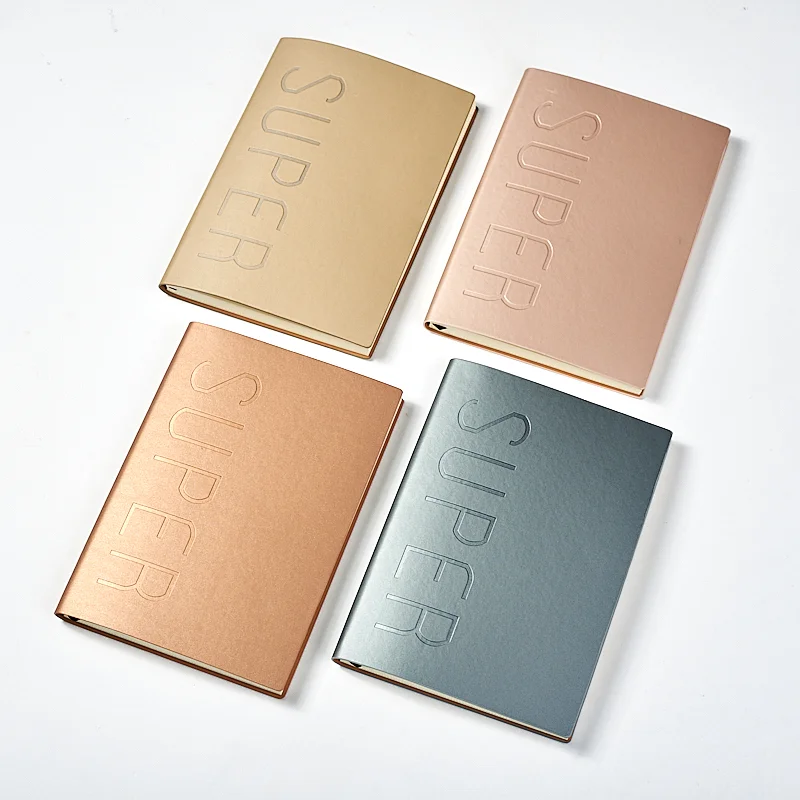 A5 soft cover notebook with embossing