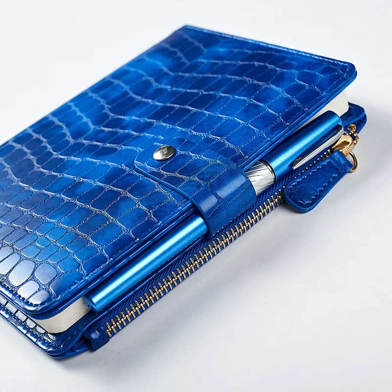 A5 notebook with belt closure