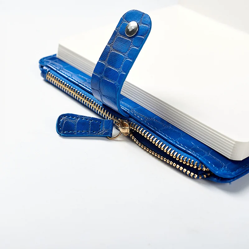 A5 notebook with belt closure
