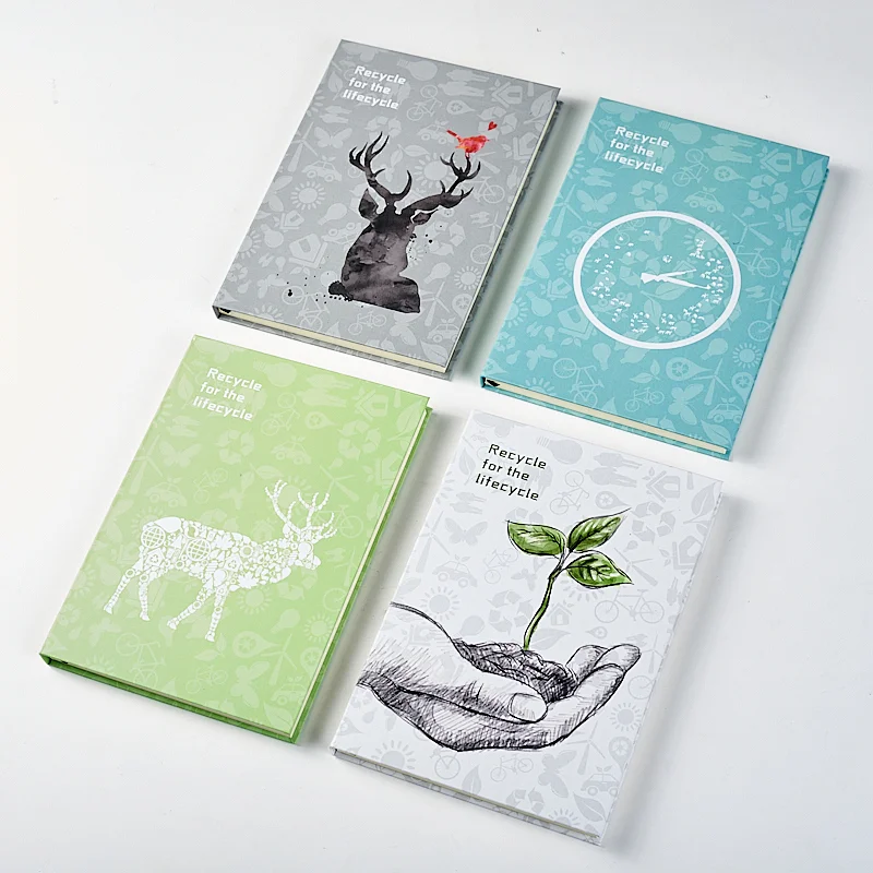 A5 special paper cover with printing notebook