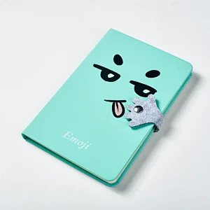 A5 pu cute notebook  with printing and magnetic closure