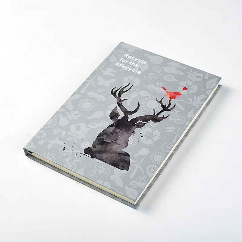 A5 special paper cover with printing notebook