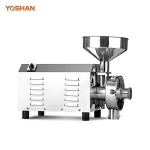Yoshan Industrial Powerful Stainless Steel Flat Burrs Grinding Machine