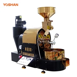 Yoshan Small Electric/Gas DY-2kg Coffee Roaster For Home and Cafe