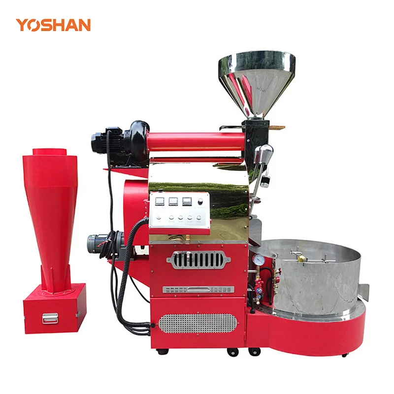 Yoshan Commercial Electric/Gas 6kg Coffee Roaster Machine