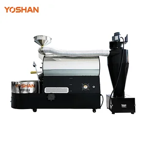 Yoshan Commercial 6kg Double-walled Stainless Steel Drum Coffee Roaster Machine