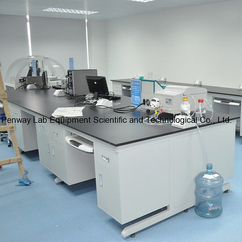 Steel Frame Commercial Laboratory Furniture Metal Lab Workbench