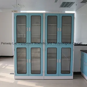 Chemical Reagents Glass Ware High Cabinet Storage Cabinet