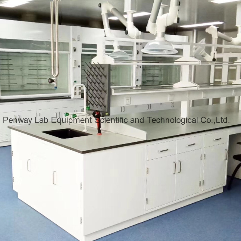 Floor mounted structure lab bench