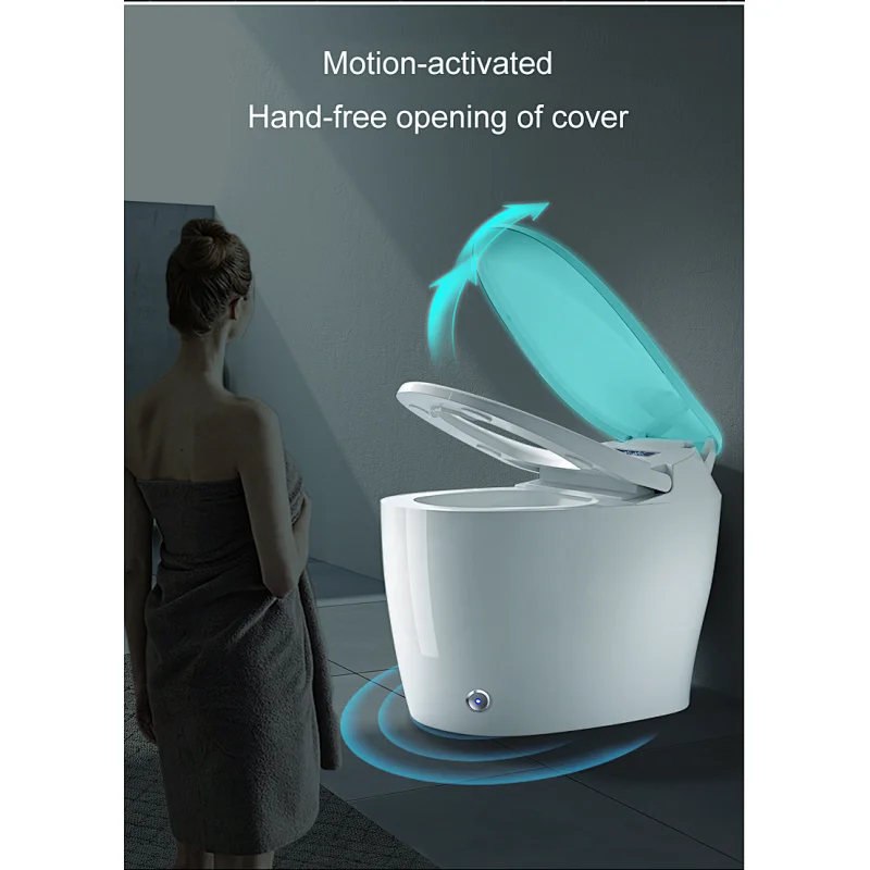 One-piece dual-flush intelligent toilet E-Z130