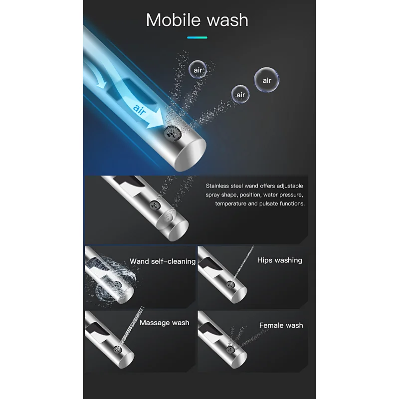 One-piece dual-flush intelligent toilet E-Z112