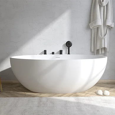 固体表面石材树脂独立浴缸