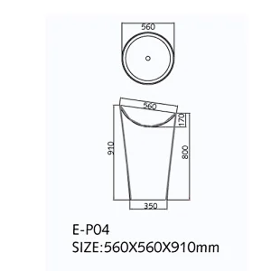 freestanding sink