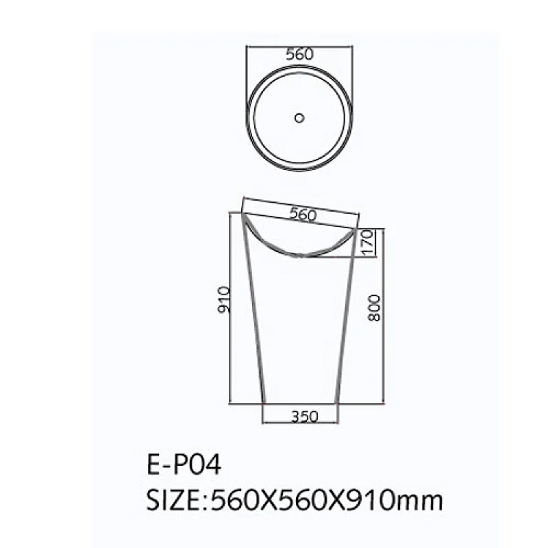 freestanding sink
