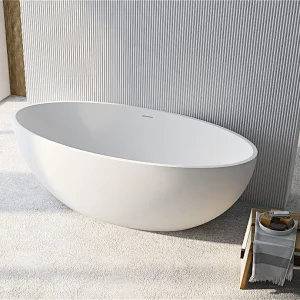 Solid surface stone resin freestanding baths