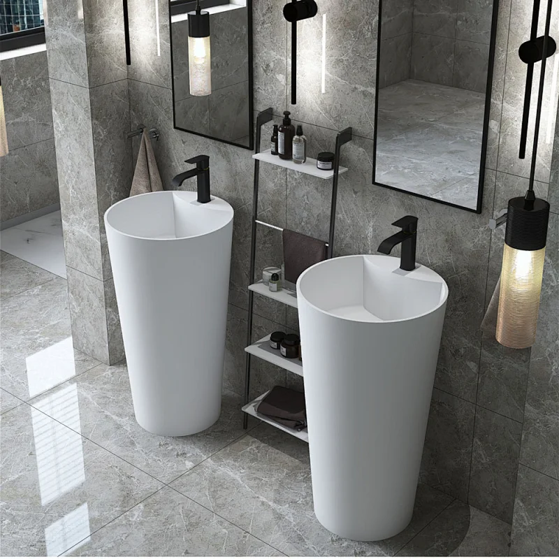 Italian style white freestanding sink
