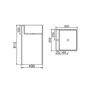 Freestanding Stone Basin