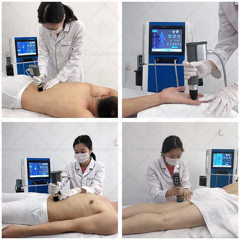 ESWT shock wave therapy machine Pneumatic and electromagnetic dual tech shockwave therapy machine
