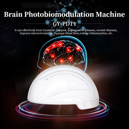 Neuro light therapy gamma brainwaves photobiomodulation helmet
