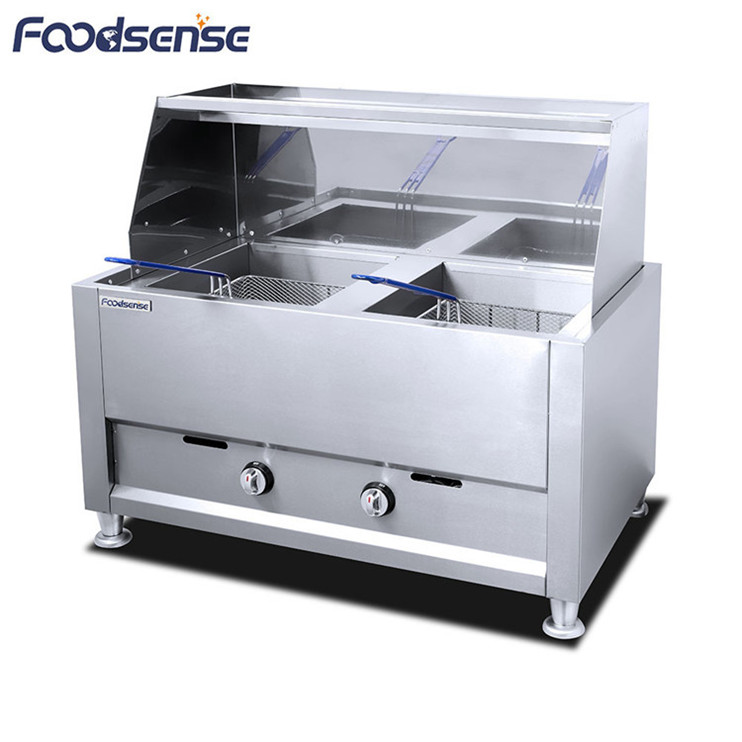 Commercial Restaurant 18L Gas Fryer,Counter Top Deep Fryer,Large Capacity Fryer