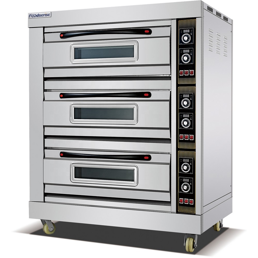 2019 Hotsale Commercial Equipment Deck Oven 3 Deck 6 Tray Bakery Small Oven Gas,Bakery Oven Prices