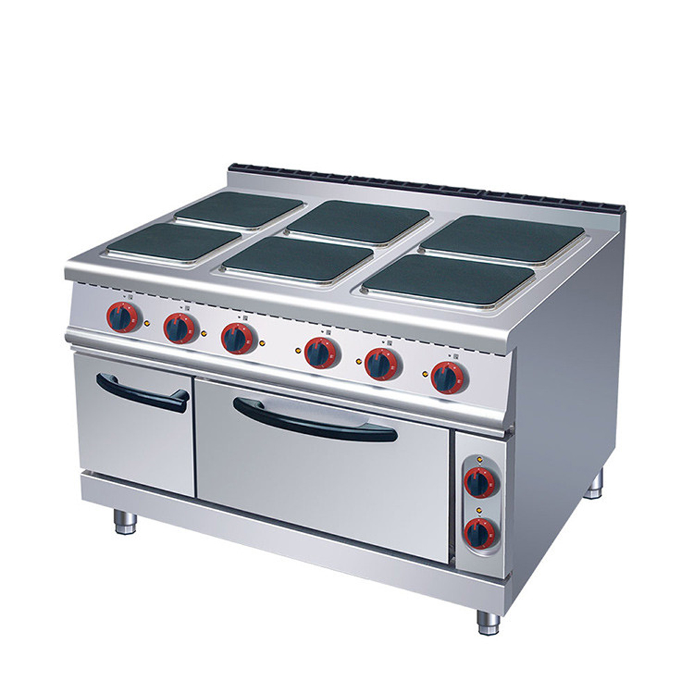 Manufactory Supply 6-Plate Induction Electric Cooker With Oven,110V Dc Electric Stove Oven