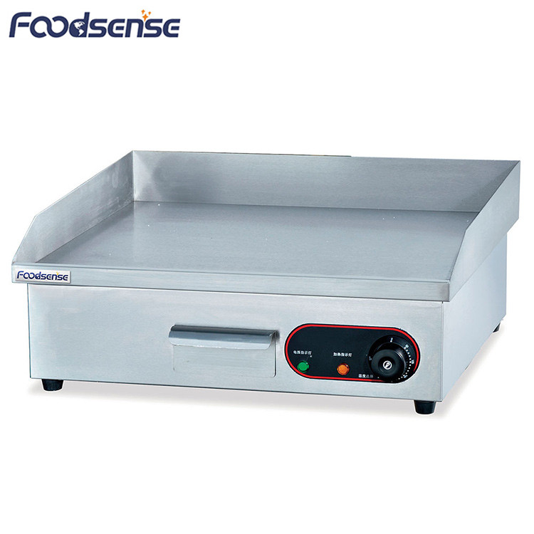 CE Certification HEG-818A Electric Flattop Non-Stick Plate Griddle For Restaurant