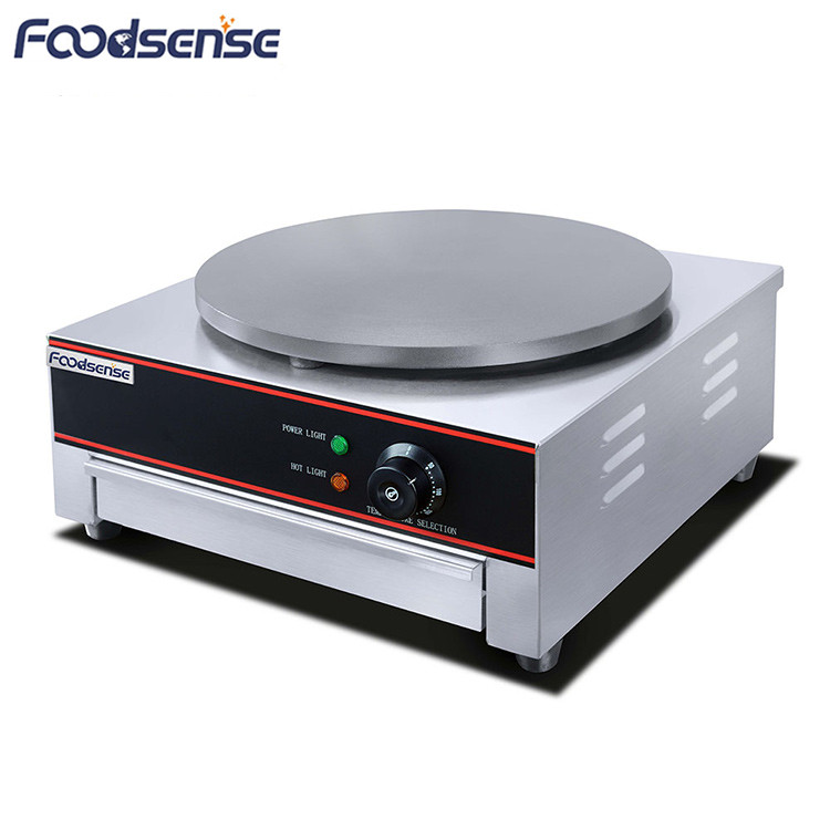 CE Certification Commercial 3KW Mini 1-Plate Electric Crepe Pancake Maker