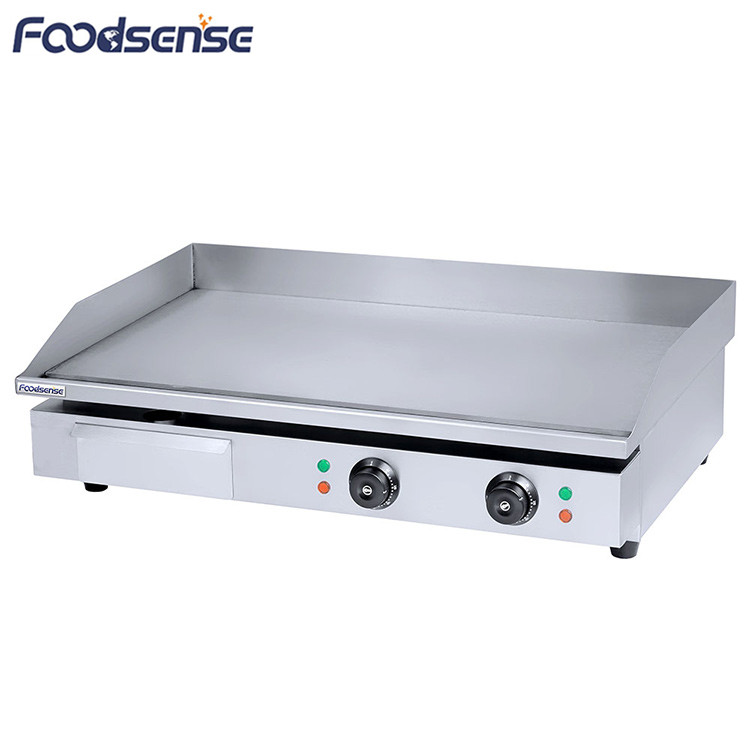 CE Certification Heavy Stainless Steel Flat Top Griddle Teppanyaki Grill HEG-820