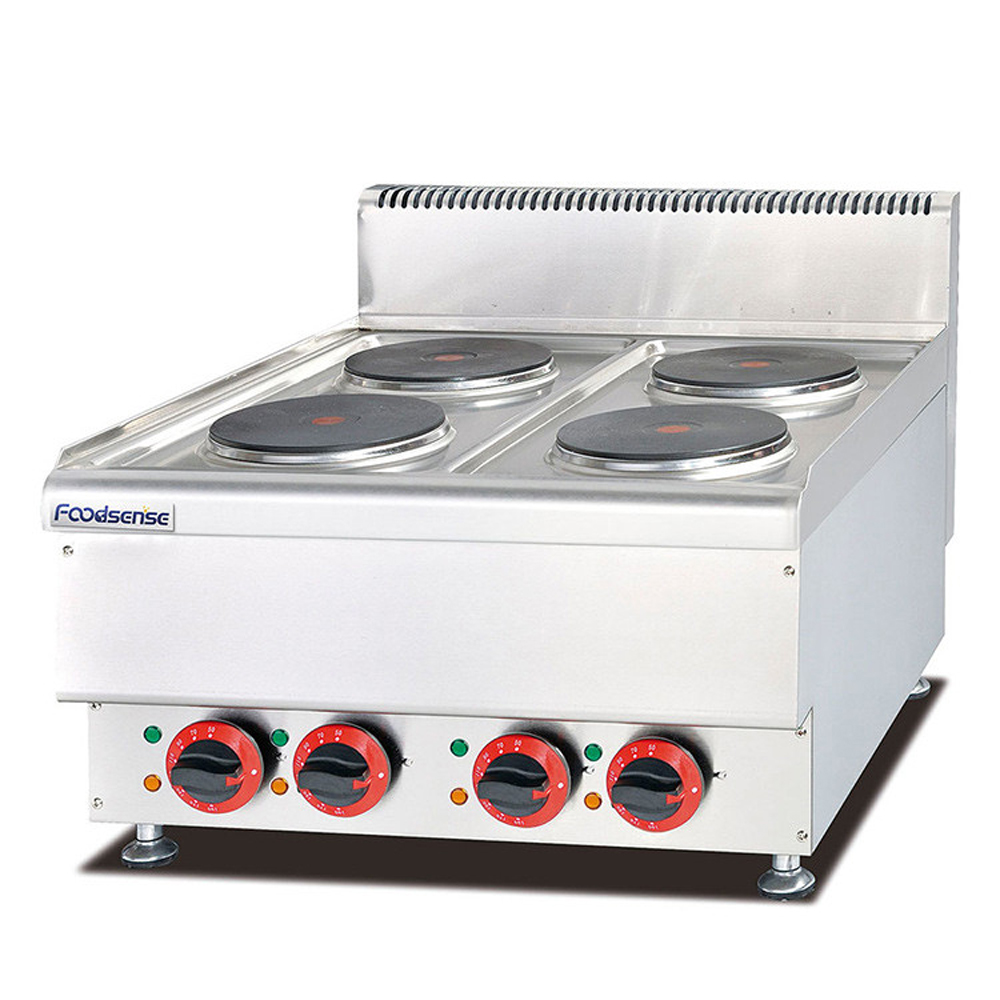 CE Certificate Stainless Steel National Counter Top Electric Hot 4- Plate Cooker