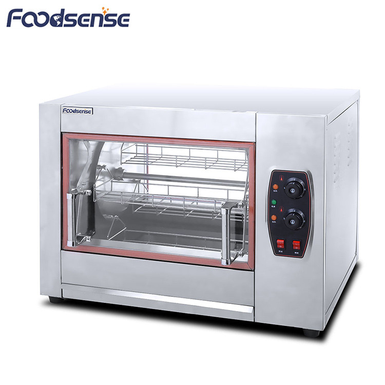 12 Months Warranty 4.5KW Benchtop Chicken Rotisserie Oven Machine For Home