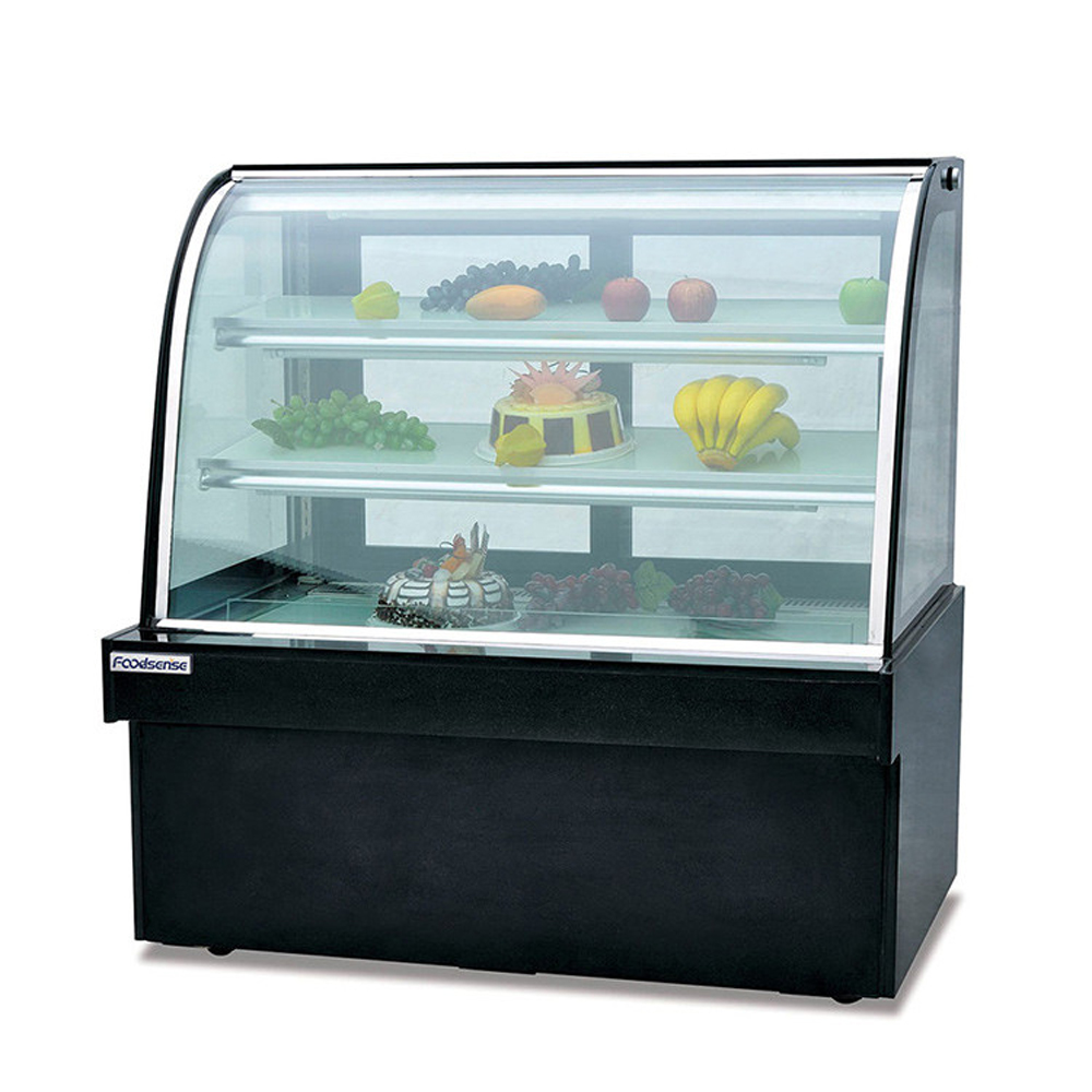 Australia 0.58KW Commercial Electric Bakery Display Counter Top Cake Chiller Cabinets Price List