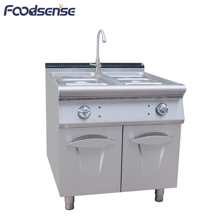 China Professional Domestic 6KW Electric Bain Marie With Cabinet Sale