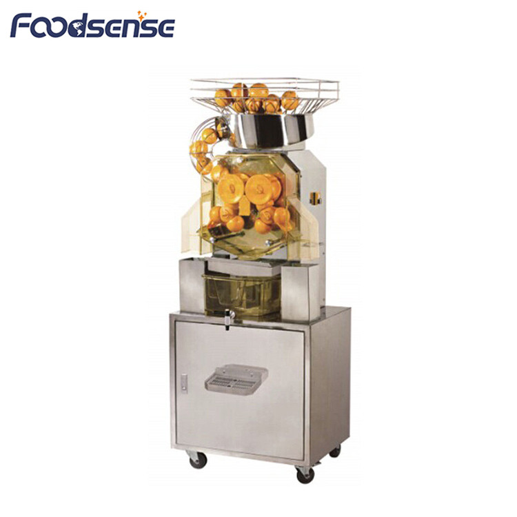 CE Certification Guangzhou Commercial 0.37KW Automatic Orange Juice Extractor Machines