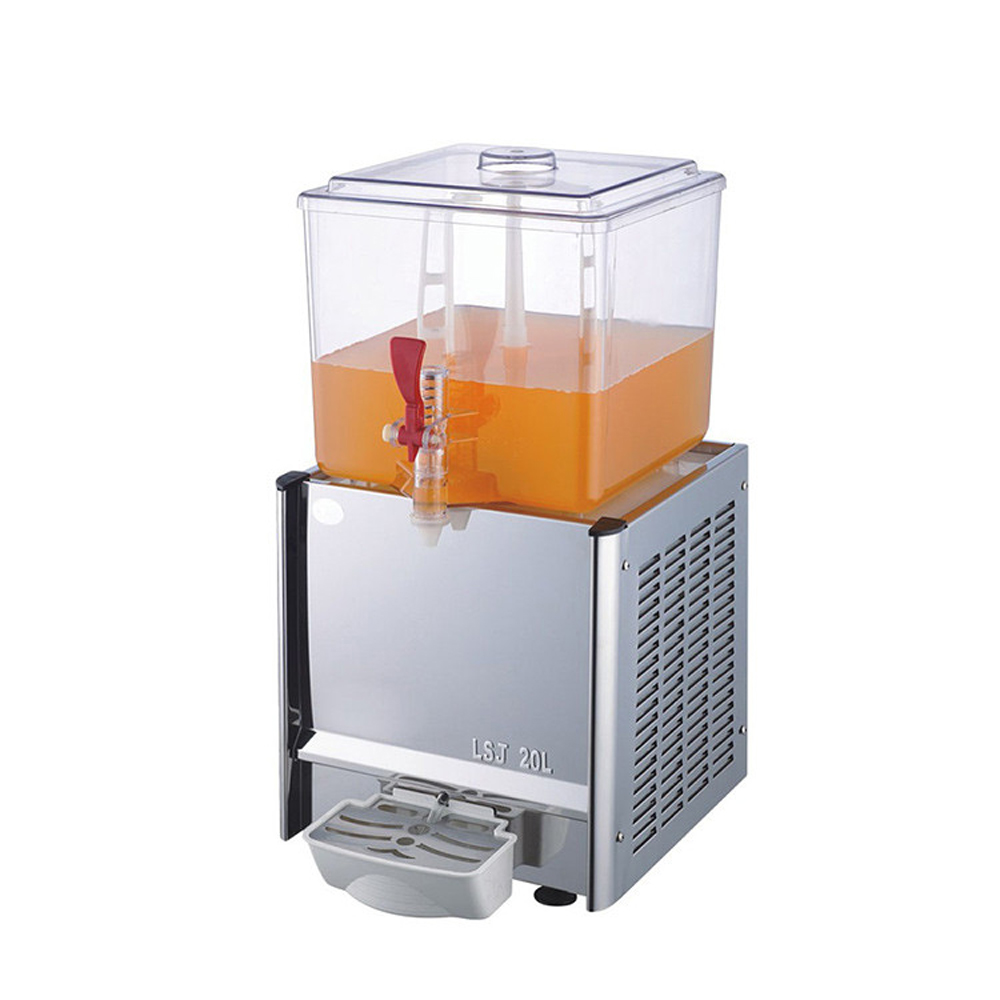 Restaurant used 20L*2 Double-Temperature Fresh Juice Beverage Dispenser
