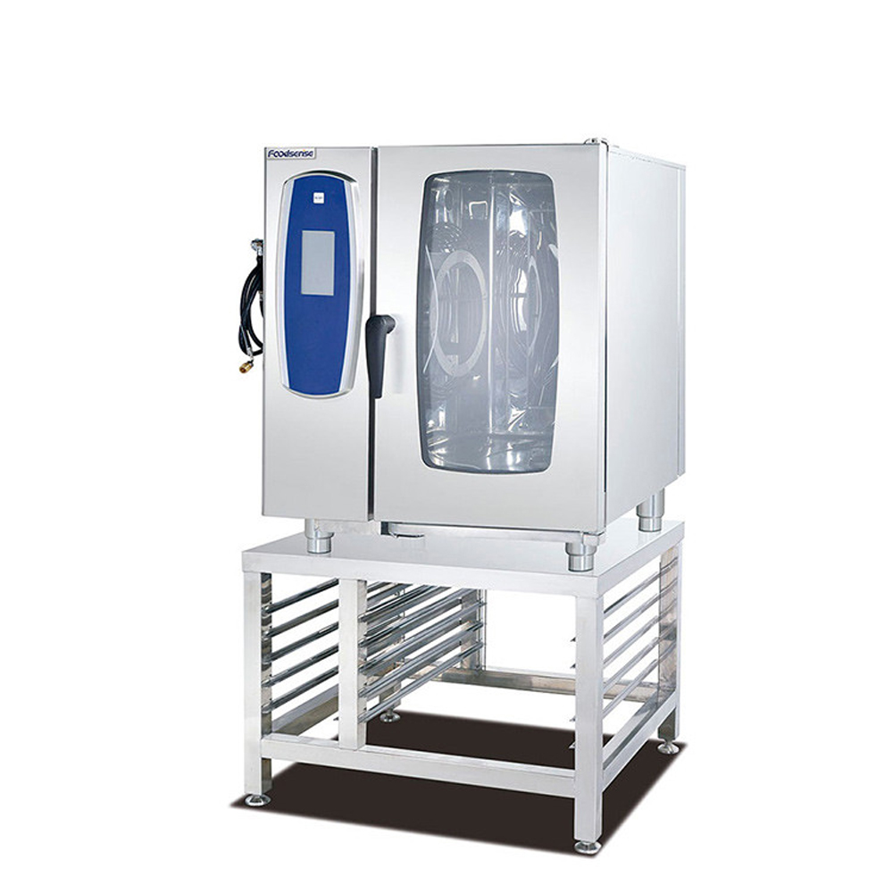 1 Year Warranty 18KW+18KW Stainless Steel Countertop Combi Steam Oven Recipes