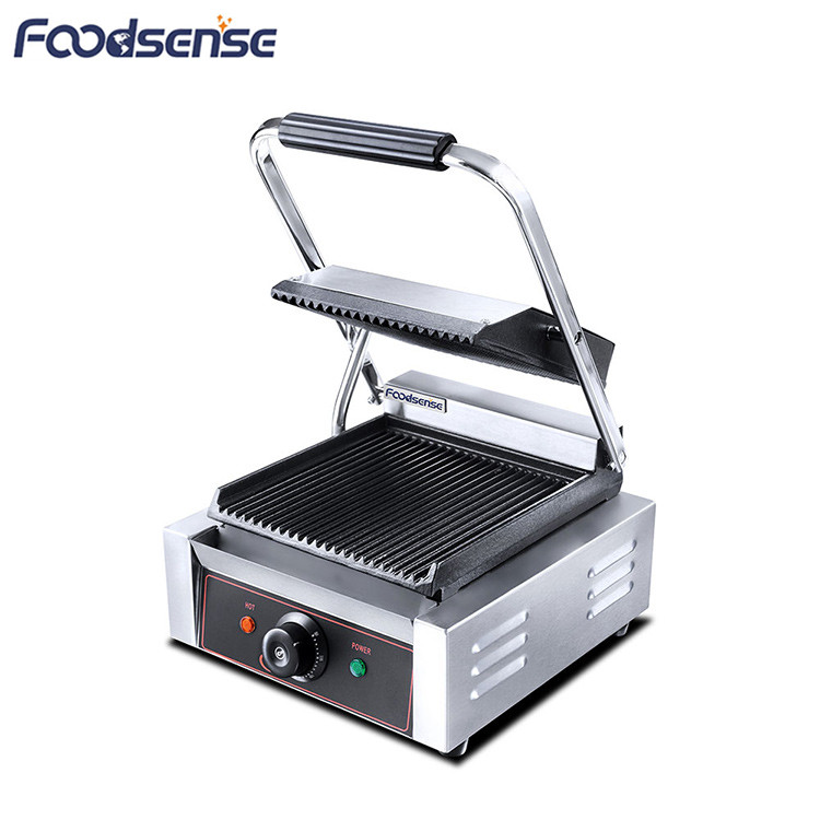 Restaurant electric commercial sandwich machine maker contact panini grill