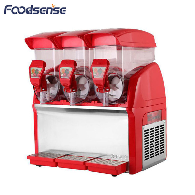 China Professional Commercial Electric Spm Slush Machine,3 Barrel Juice Slush Machine