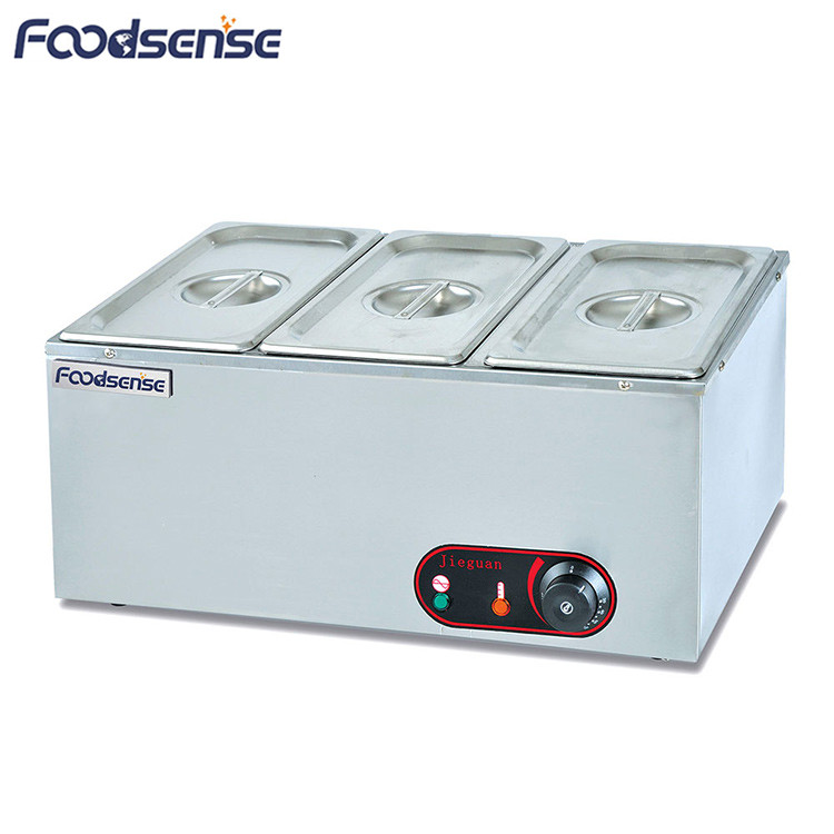 Commercial Bain Marie Heater 1.5KW Bain Marie Food Warmer For Sale