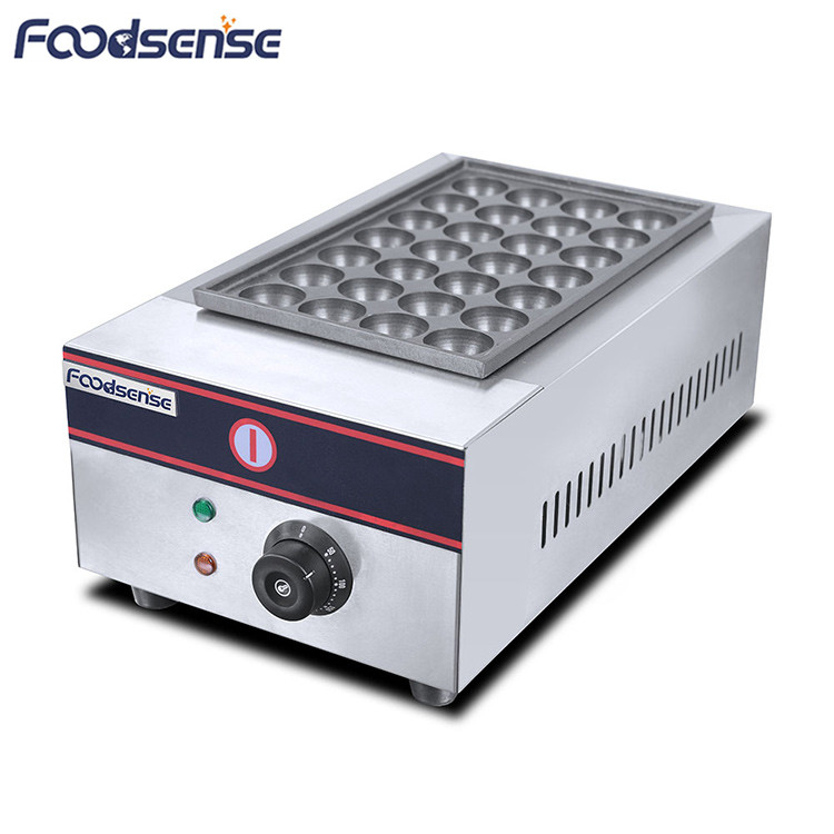China Professional Restaurant Used CE Certification 2KW Electric 1-Head Takoyaki Pan Plate