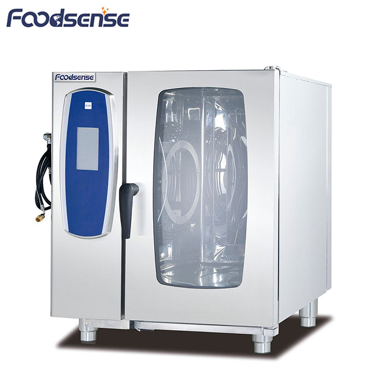 Electric commercial 2 deck steam cooker, bread baking oven with steam